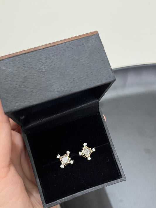CrystalBloom Studs ❄️🌸