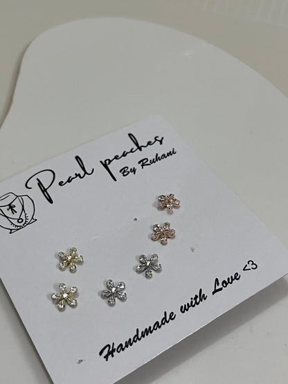 BloomBuds Stud Set🌸💫