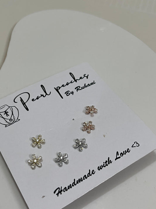 BloomBuds Stud Set🌸💫