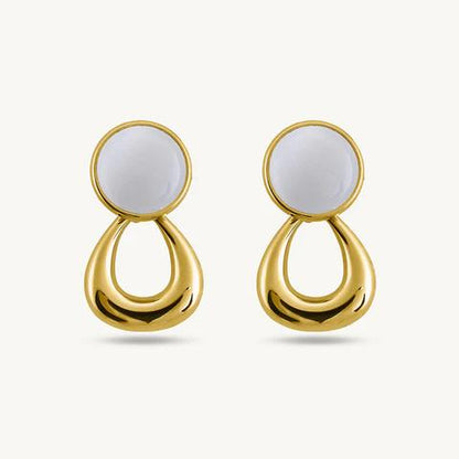 PearlEdge Earrings💛🌫️