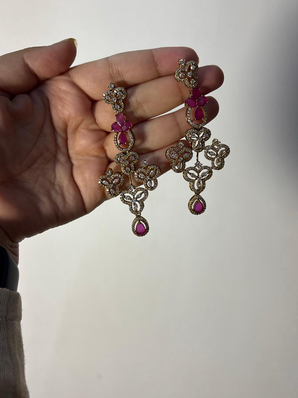 Blush Blossom Dangle Elegance 💫