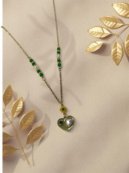 Minted Love pendant 🍃💖