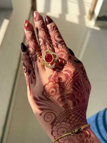 Ruby Royale Statement Ring