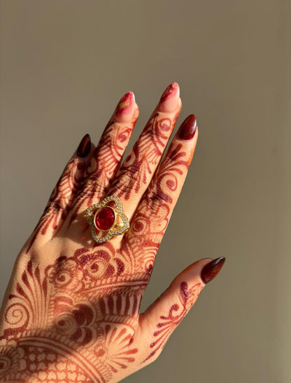 Ruby Royale Statement Ring