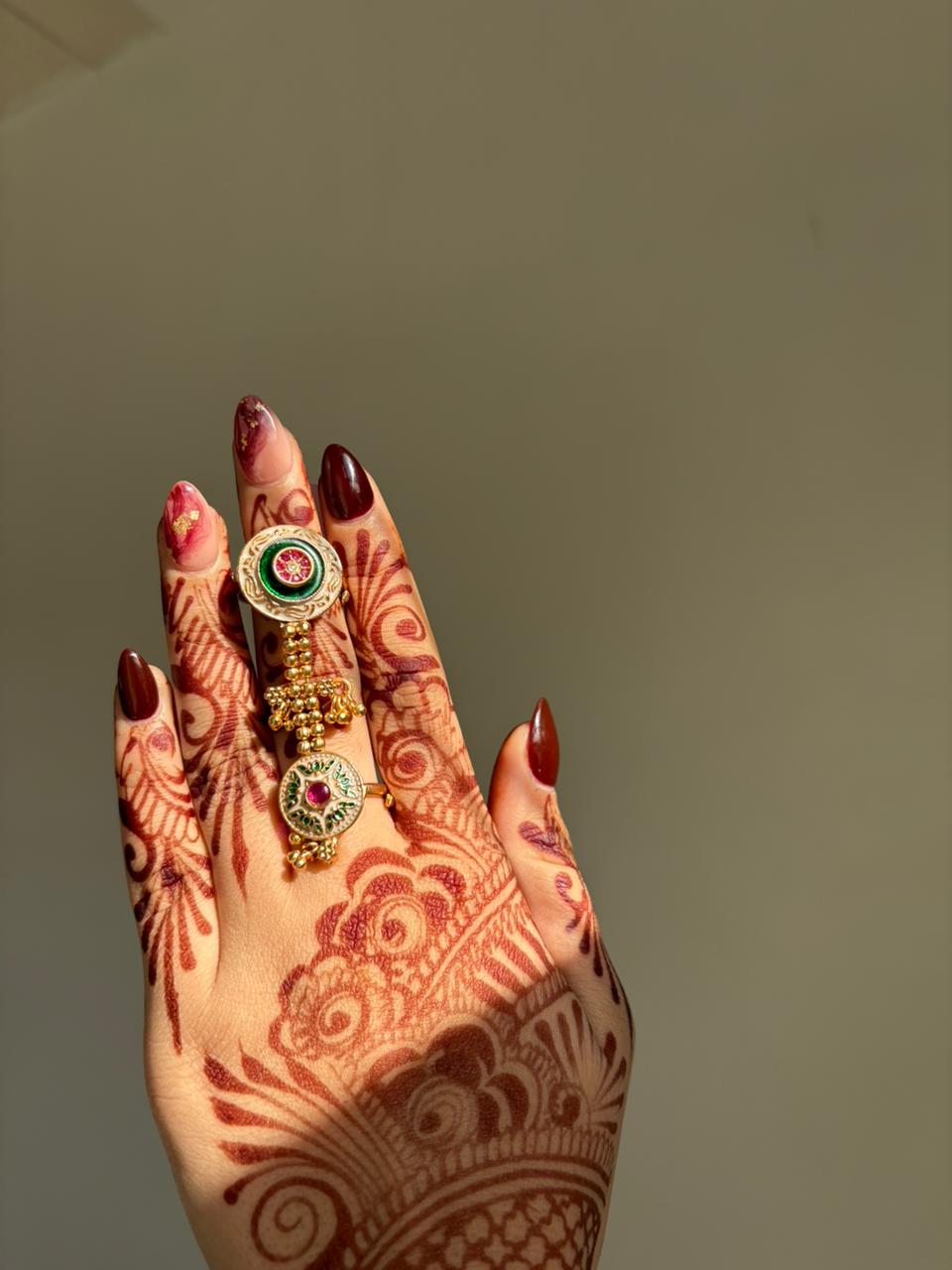 Royal Cascade Hand Harness Ring