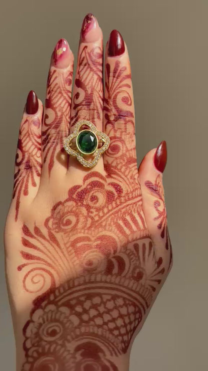 noir Emerald Royale Ring