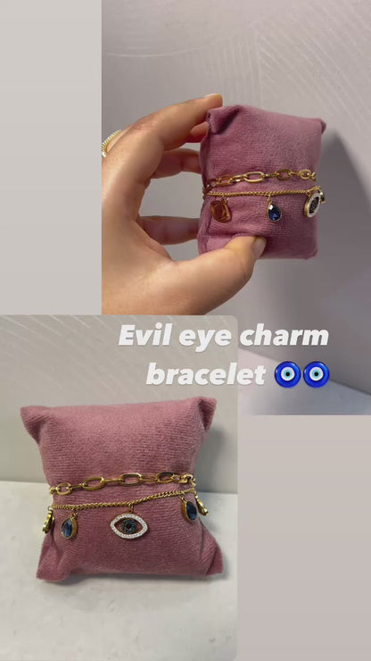 Double layer evil eye bracelet🧿😍