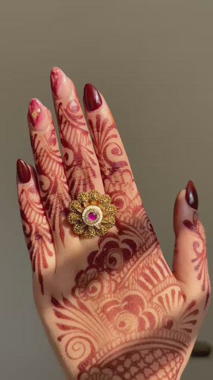 Sunburst Regal Ring