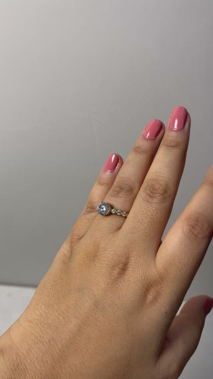 Solitaire band ring💍