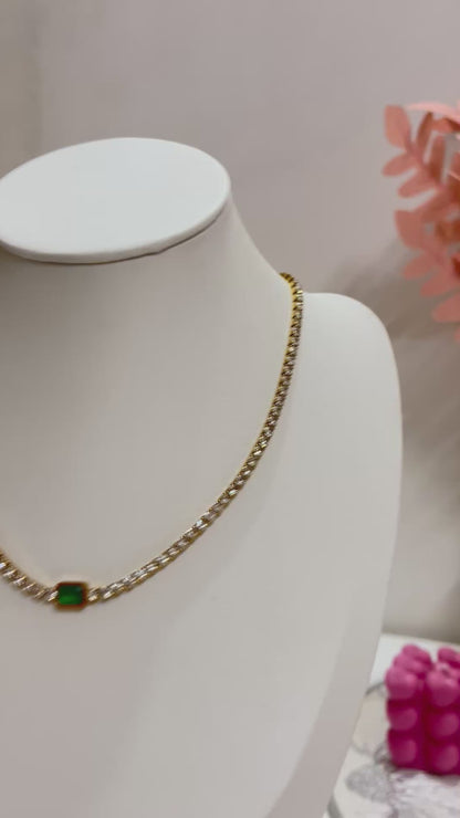 💎 Emerald Elegance Necklace 🌿✨